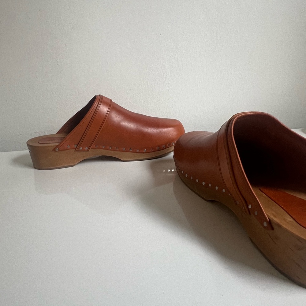 Original Isabel Marant Leather Clogs - Picture 11 of 15